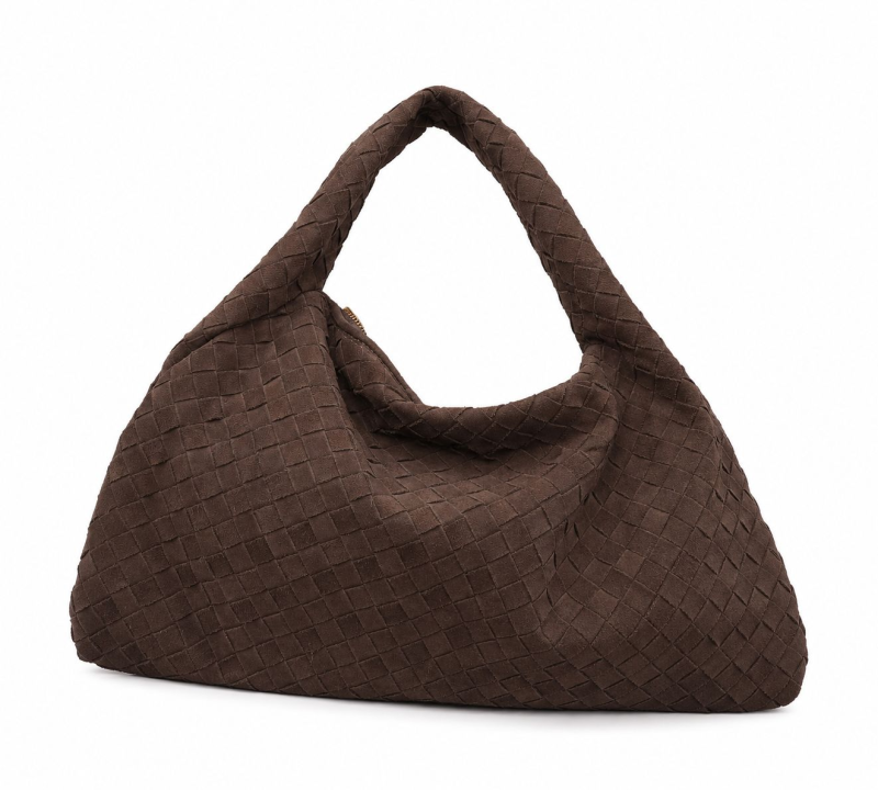 BOLSA MEDIA TRESSE CAMURÇAO COFFE/ALÇA C